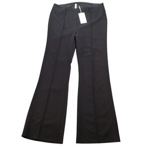 7 Diamonds REV Ribbed Flare Pull On Pants, Onyx Black Size XL NWT